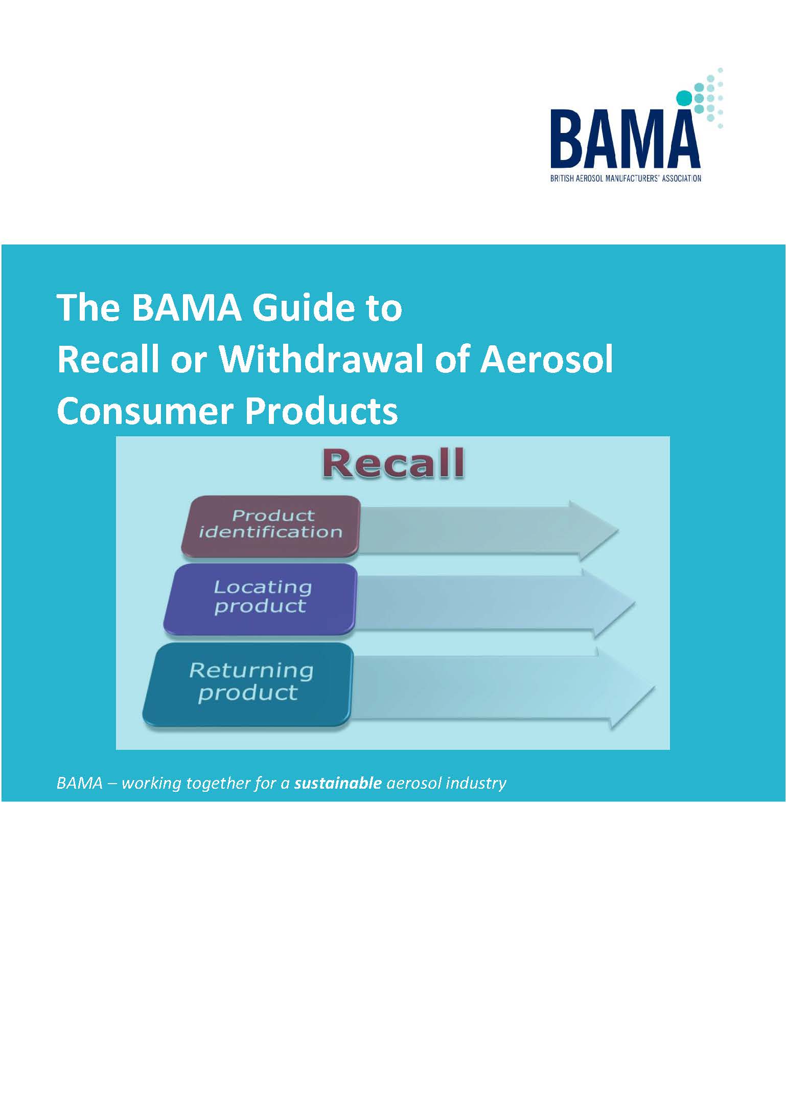 Guide to the Recall or Withdrawal of Aerosol Consumer Products